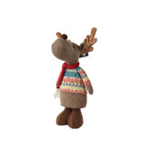 Decoris Polyester Deer Standing 35cm - Brown